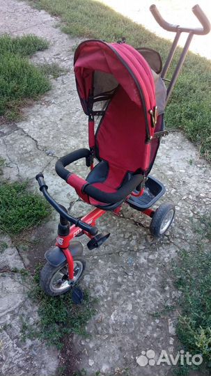 Детский велосипед с ручкой бу