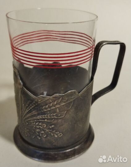 Тонкостенный стакан для подстаканника СССР