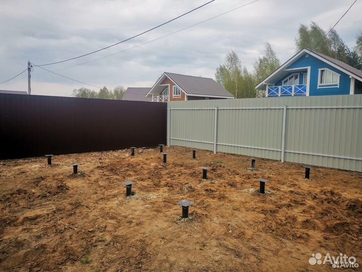 Винтовые сваи под ключ монтаж установка