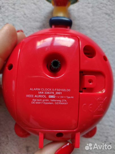 Часы будильник детские