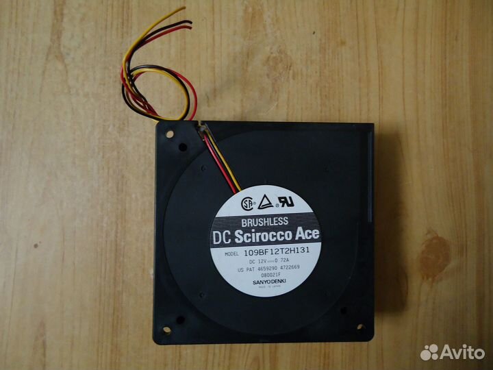 Вентиляторы (улитка) 120х120х30