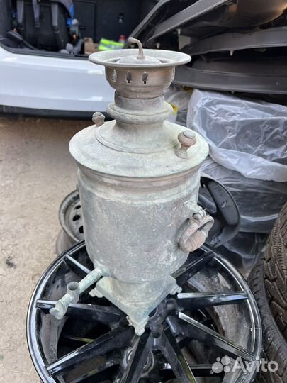 Самовар на дровах старинный