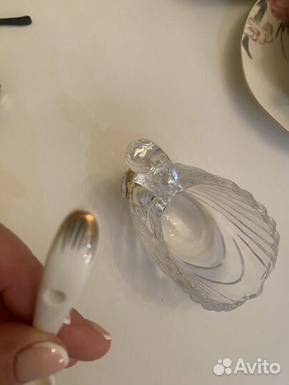 Хрустальная икорница