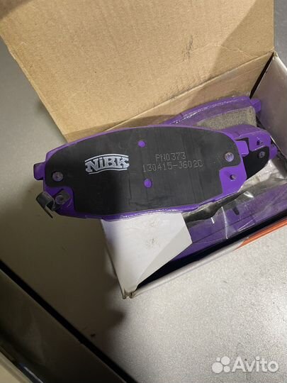 Колодки тормозные nibk kia ceed 2006-2012