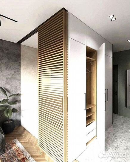 Раздвижная реечная дверь