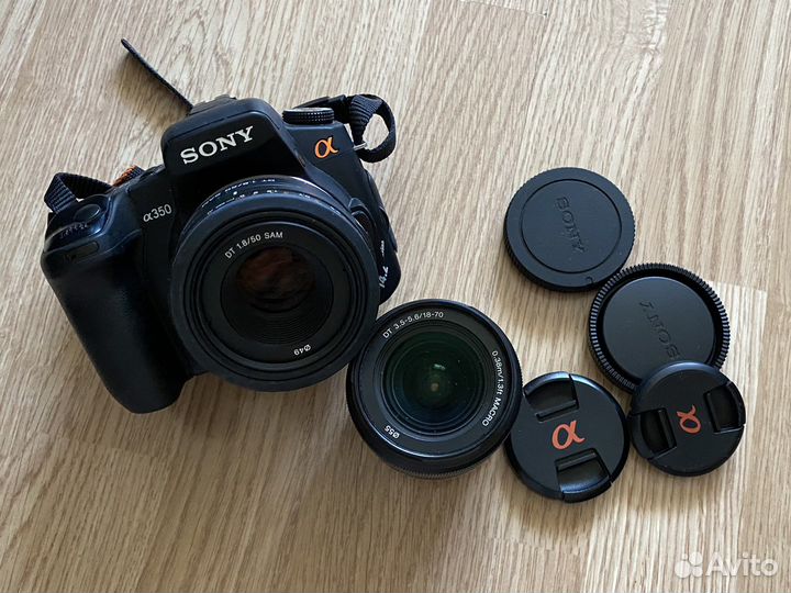 Зеркальный фотоаппарат Sony Alpha dslr-A350