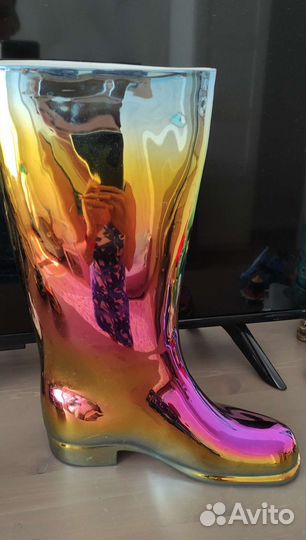 Ваза дизайнерская сапог