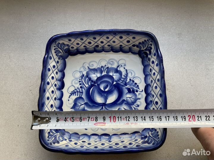 Роспись гжель авторский ретро