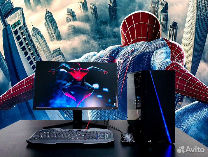 Игровой компьютер.RX 550 2GB,Intel Core i3,8GB