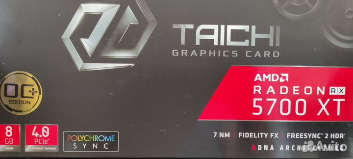 Видеокарта AMD radeon rx 5700xt