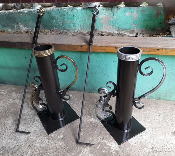 Подставка для шампуров + кочерга