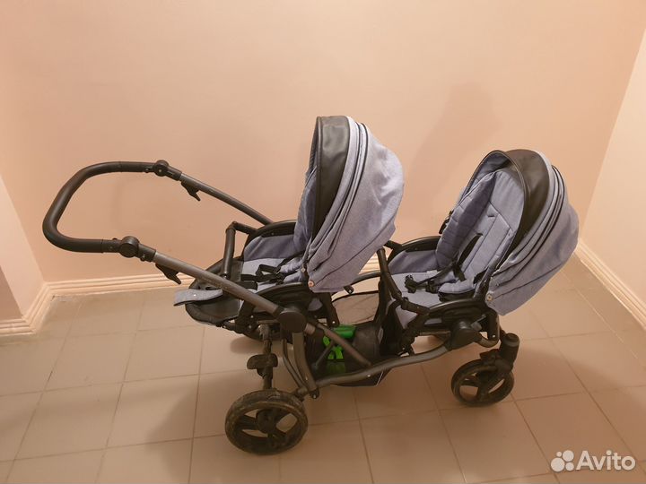 Коляска для двойни 3 в 1