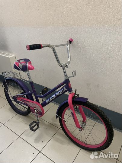 Велосипед для девочки black aqua 20