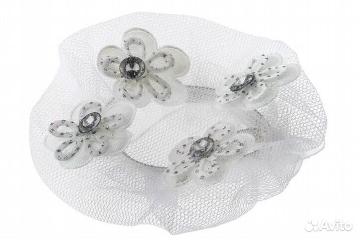 Сеточка для волос с розочками