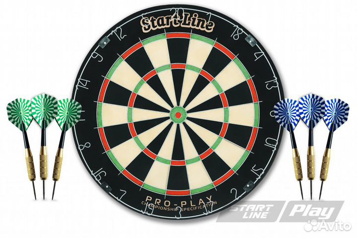 Дартс Мишень сизаль 4см новый