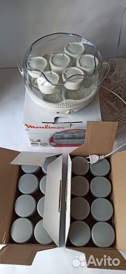 Йогуртница Moulinex DJC141 и запасные баночки