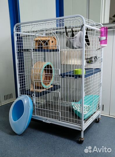 Большая клетка для шиншилл хорька крысы дегу