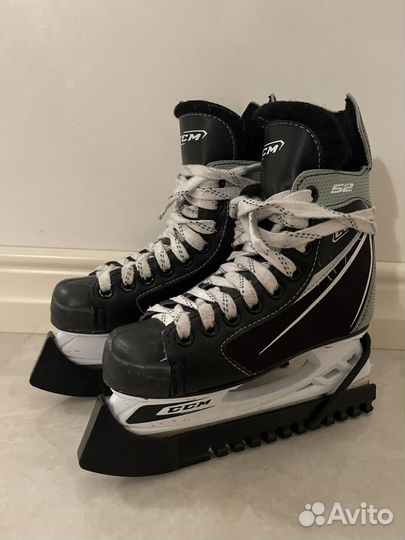 Коньки хоккейные ссм размер 32