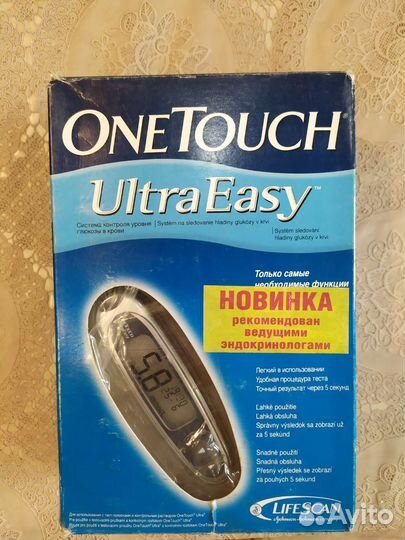 Глюкометр one touch ultra Easy (новый)