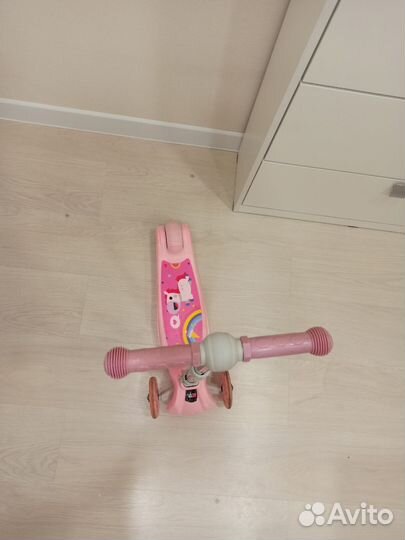 Самокат детский трехколесный складной