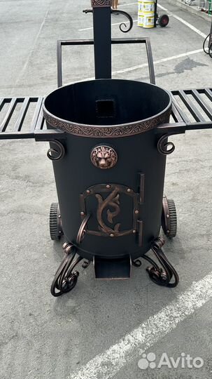 Печь под казан /сковороды садж