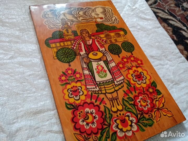 Деревянное панно СССР