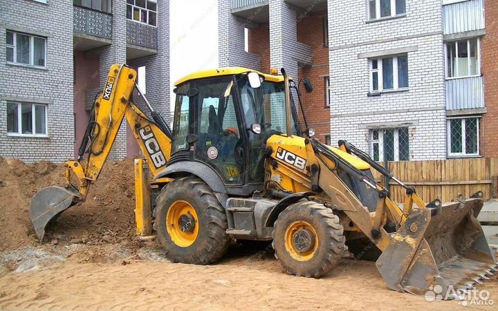 Услуги экскаватора погрузчика jcb