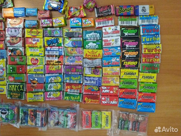 Набор жвачек разных