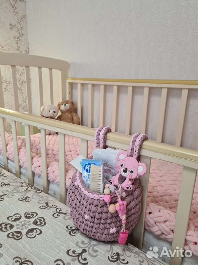 Корзины, органайзеры из трикотажной пряжи