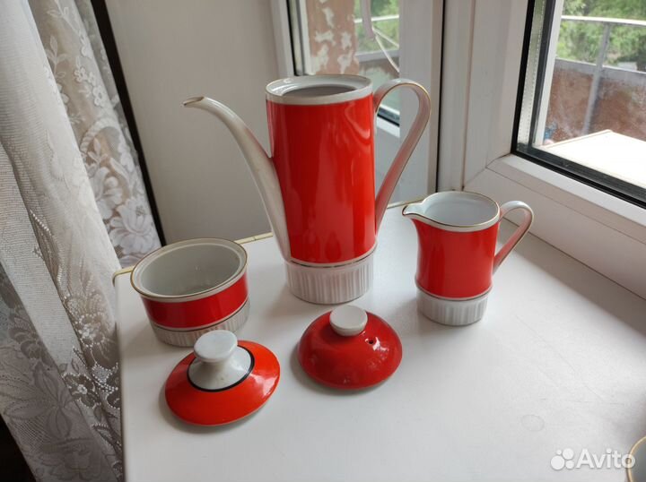 Сервиз кофейный, фарфор ГДР