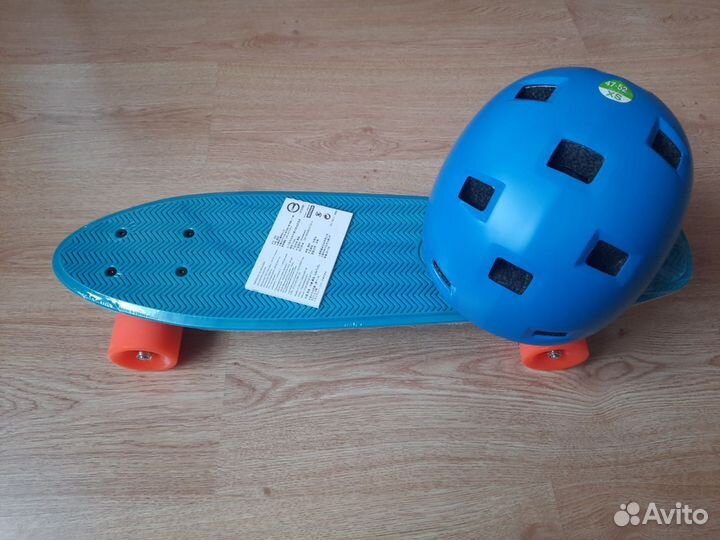 Скейтборд круизер Yamba 100 Oxelo синий