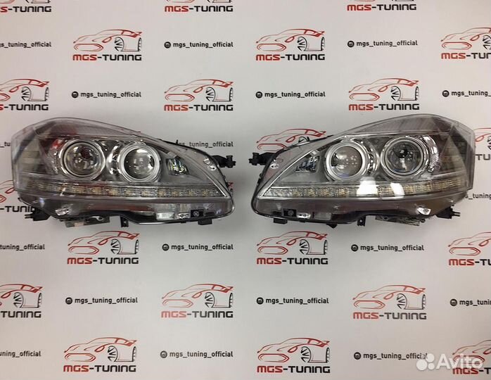 Рестайлинг фары Mercedes w221 полностью в сборе
