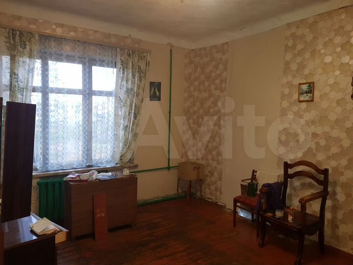 Комната 34,2 м² в 1-к., 1/2 эт.