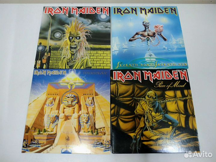 CD мини винил Iron Maiden 4шт. Цена за все