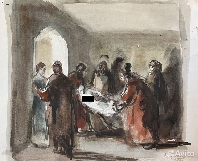 Рудаков К.И.(1891-1949) Гарем.Новая наложница 44г