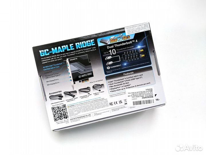 Gigabyte Maple Ridge Thunderbolt 4 новая для Z790