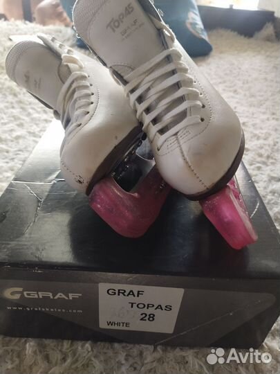 Коньки фигурные детские 28 размер