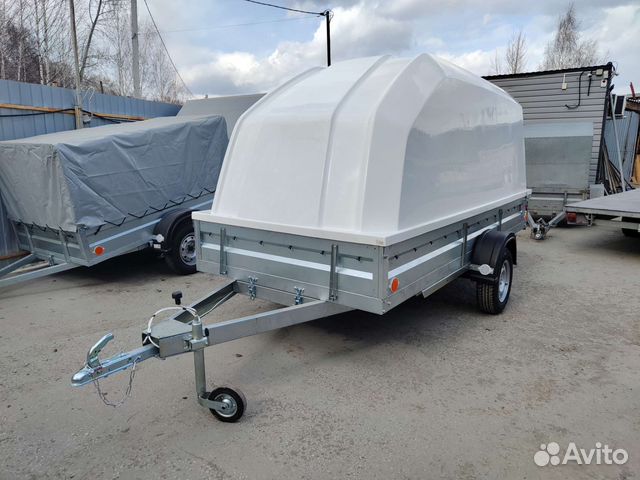 Прицеп с пластиковой крышкой Кедр Пионер 35