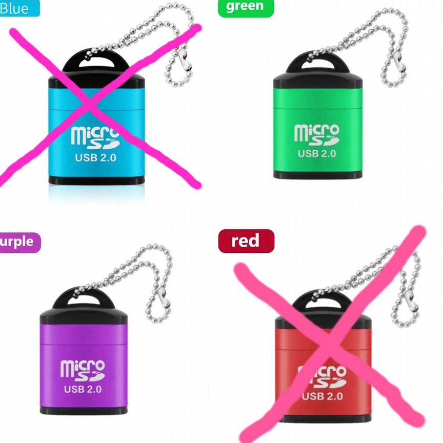 Картридер Tf Micro Sd Usb, Новые, В Ассортименте