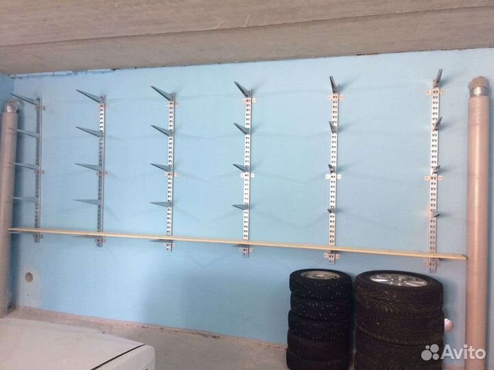 Полки стеллажи металлические для магазина