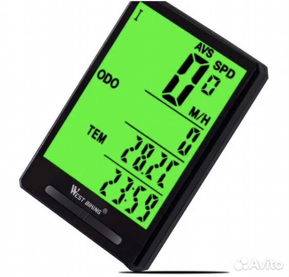 Велокомпьютер беспроводной с температурой