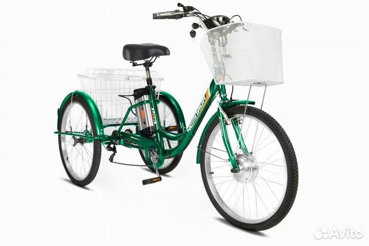 Трехколесный электровелосипед рвз