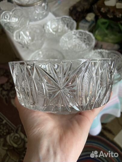 Хрустальный салатник СССР