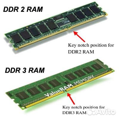 Оперативная память dimm DDR2; DDR3
