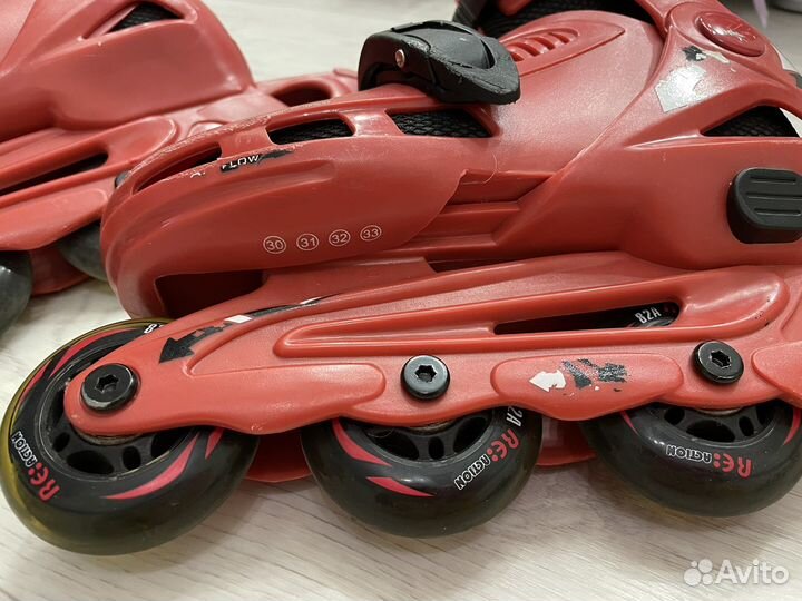 Роликовые коньки раздвижные 30-33 размер