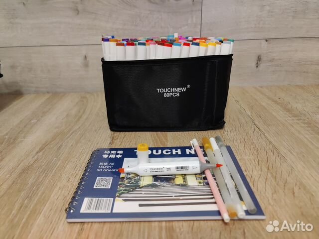 Маркеры с кисточкой Touchnew Brush 80 шт (Touch)