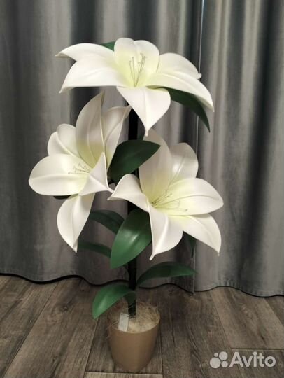 Лилии светильник ростовые цветы ночник