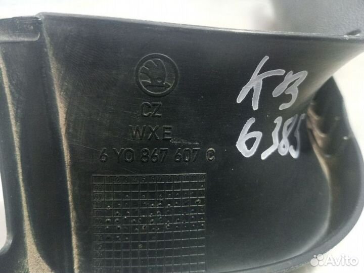 Обшивка багажника skoda fabia 1 Левая, хэтчбек