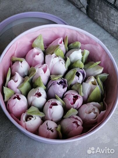 Сладкий подарок из зефира ко Дню рождения