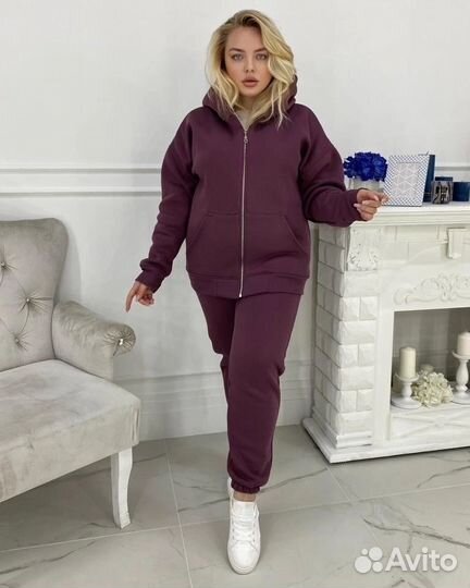 Спортивный костюм женский теплый